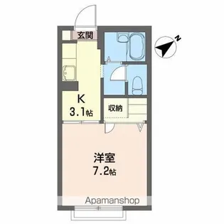 サンライズ【101号室】の間取り