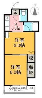 メゾン東邦Ⅴ【2階】の間取り