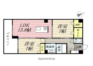 神奈川県横浜市栄区小菅ケ谷4丁目【マンション】の間取り
