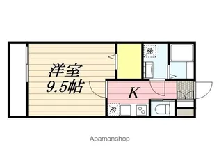 ルージェ前原【1階】の間取り