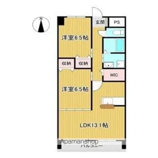 リブェール【3階】の間取り