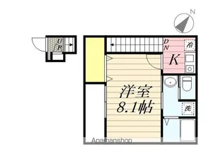 クラシオ北習志野【2階】の間取り