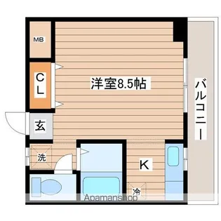 メーゾン・カトー【202号室】の間取り