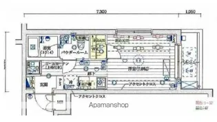 ルーブル下丸子弐番館【404号室】の間取り