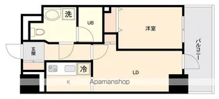 ドゥーエ幡ヶ谷【16階】の間取り
