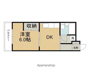 フォレストハイツ【2階】の間取り