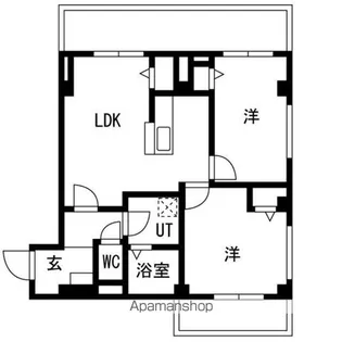 ファミリア一番館【3階】の間取り