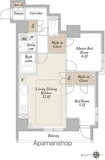 KDXレジデンス三鷹【3階】の間取り