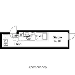1Rの間取り画像