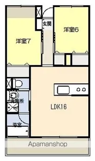 TOPTOWN八代【3階】の間取り