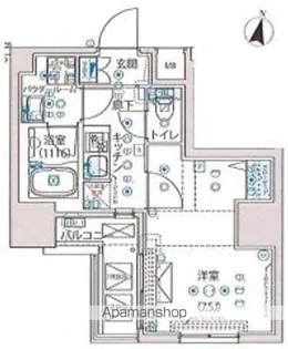 ルクレ墨田緑Ⅲ【5階】の間取り