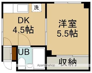 ハイツたかし【305号室】の間取り