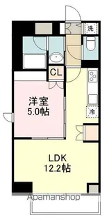 プラウドフラット五橋【10階】の間取り