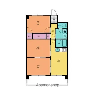 リバティーフォレスト【405号室】の間取り
