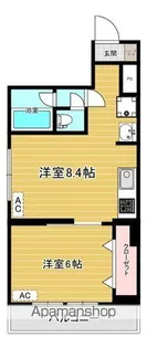 リファレンス愛宕【4階】の間取り