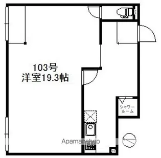 NEXUS賀茂【1階】の間取り
