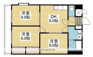 アーバンハイツ若岡【205.号室】の間取り
