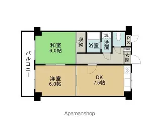 ダイアパレス新大前【3階】の間取り