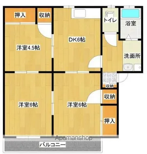 フレグランス千代田【2階】の間取り