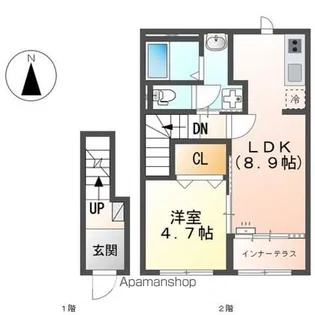 SUN FLORA【2階】の間取り