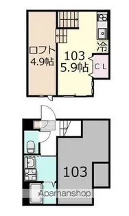 RIZEST FONTAINE【1階】の間取り