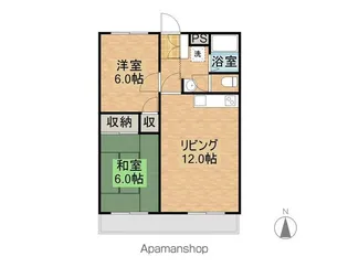 ファルール吉永【2階】の間取り