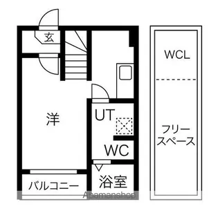 エメテラス【1階】の間取り