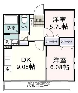 GRAN−S TAKAHASHI【203号室】の間取り