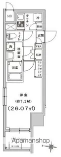 ライジングプレイス浅草EAST【9階】の間取り