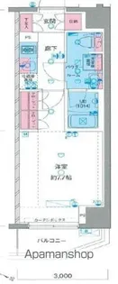 GENOVIA南千住ⅥSKYGARDEN【9階】の間取り