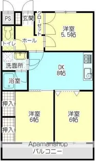 NEO・CITY−F【303号室号室】の間取り