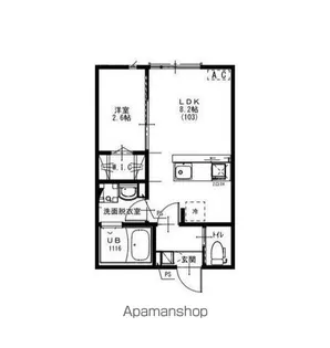 KEIAI RESIDENCE 我孫子【2階】の間取り
