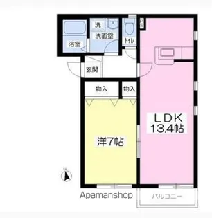 カレッタホール【1階】の間取り
