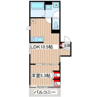 プラネッツ【102号室】の間取り