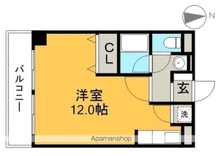ADDRESS HARIMAYA【3階】の間取り