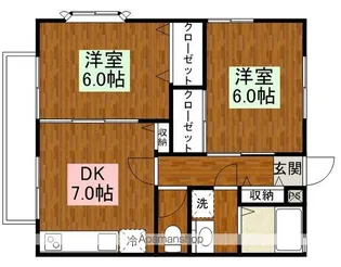 ルミネ新宿Ⅱ【201号室】の間取り