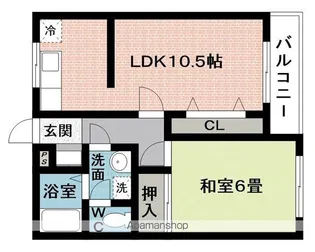 ヴィラハイツⅡ【1階】の間取り