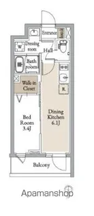 グランカーサ住吉Ⅲ【2階】の間取り