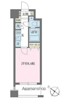 KDXレジデンス森下千歳【6階】の間取り