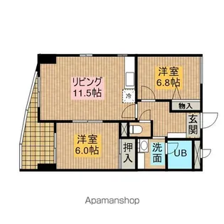 SLDビルⅡ【5階】の間取り