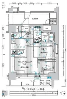 プレサンス レイズ 鶴舞公園【12階】の間取り