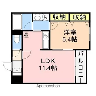 レガーロ旭町【3階】の間取り