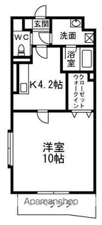 SANDY BEACH【205号室】の間取り