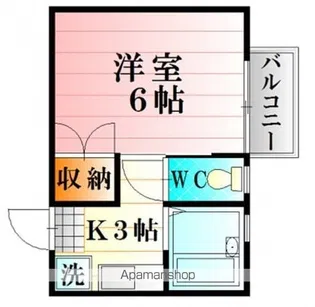 LS祇園【102号室】の間取り