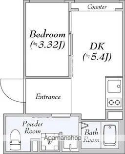 D’SVARIE高田馬場レジデンス【2階】の間取り