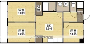 シャトー橋本【1階】の間取り