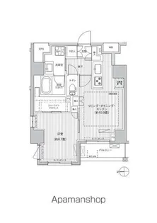 シティインデックス千代田秋葉原【11階】の間取り