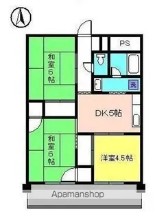 第90杉フラット【7階】の間取り