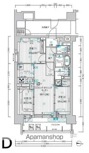 プレサンス レイズ 鶴舞公園【7階】の間取り