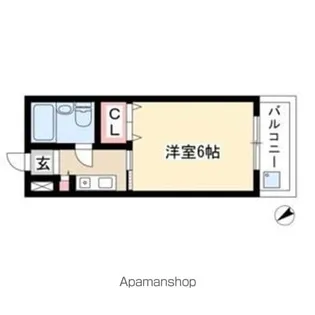 パールマンション社台【3階】の間取り